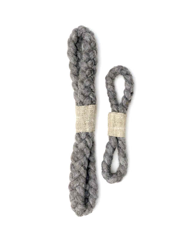 Loop Pull w/ Hemp Dog Toy, Natural