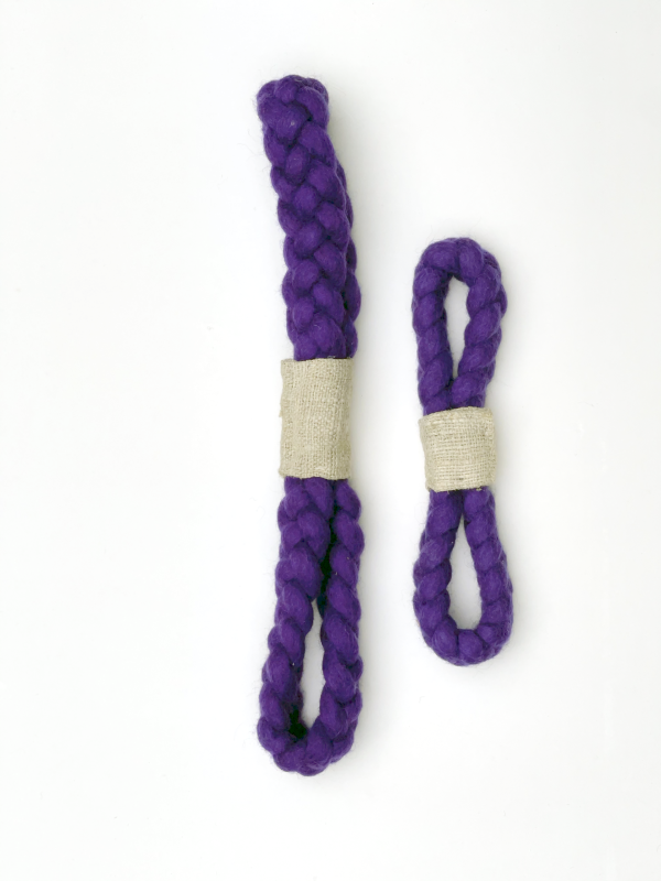 Loop Pull w/ Hemp Dog Toy, Purple